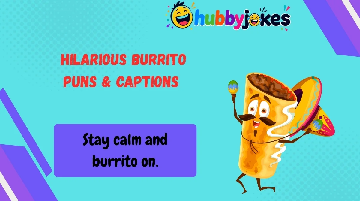 Hilarious Burrito Puns & Captions 