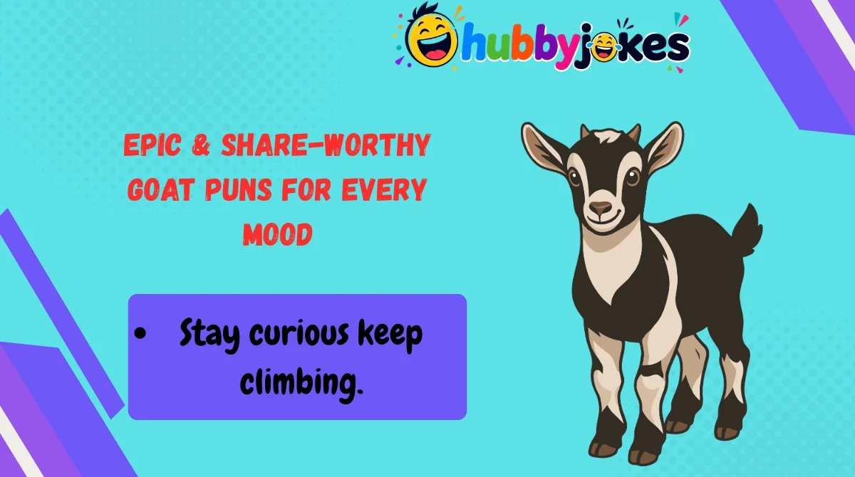 Epic & Share-Worthy Goat Puns for Every Mood