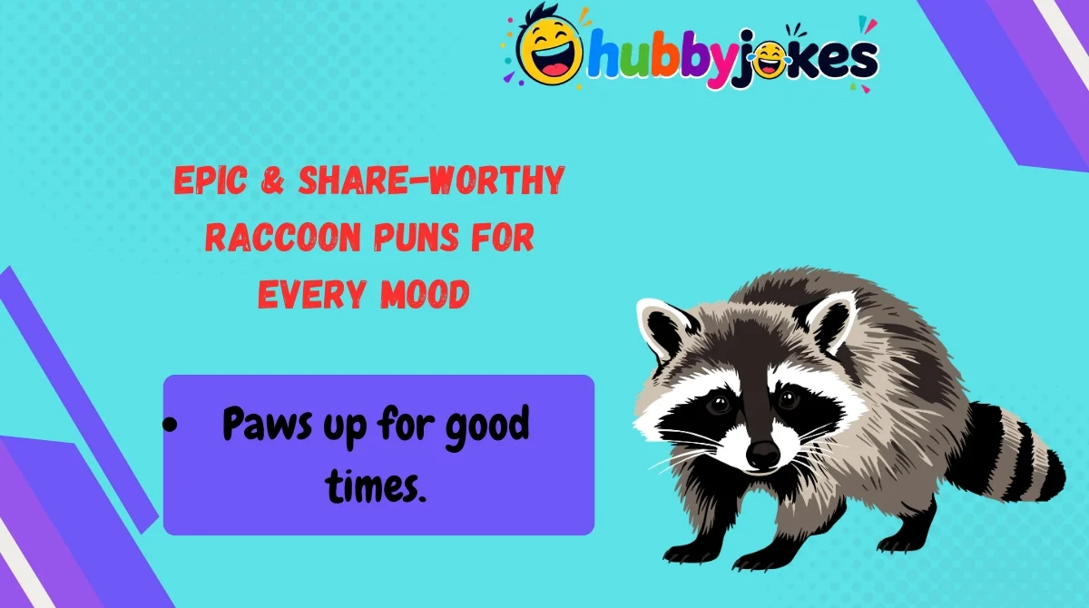Epic & Share-Worthy Raccoon Puns for Every Mood 