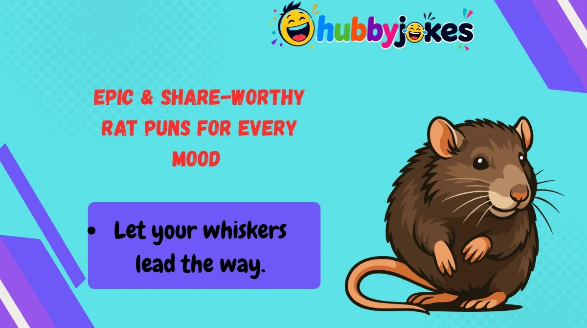 Epic & Share-Worthy Rat Puns for Every Mood 