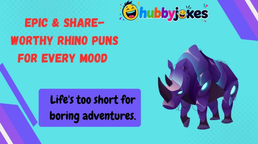 Epic & Share-Worthy Rhino Puns for Every Mood 