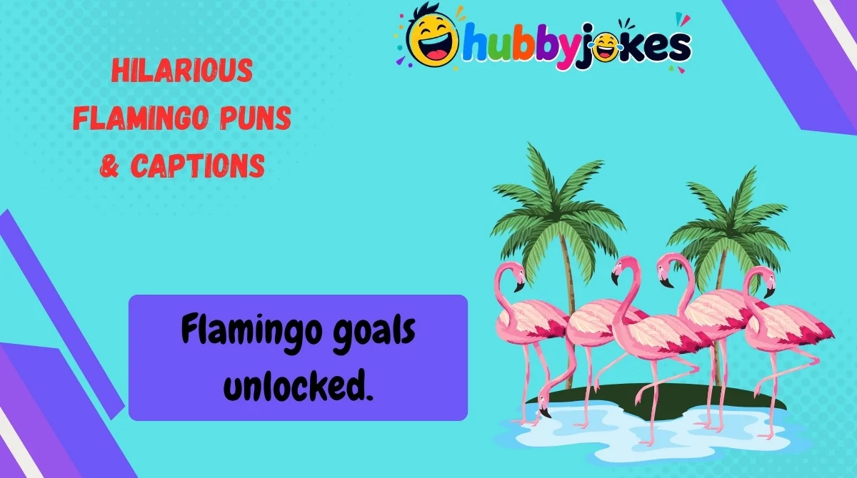 Hilarious Flamingo Puns & Captions