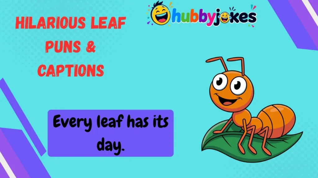 Hilarious Leaf Puns & Captions