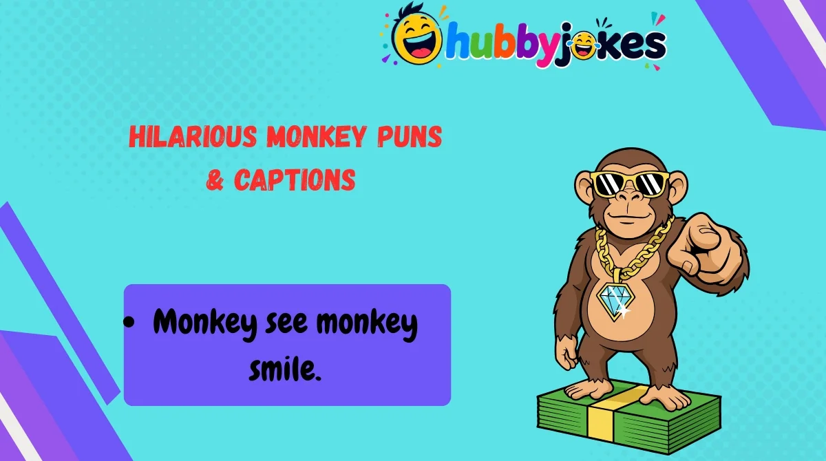  Hilarious Monkey Puns & Captions