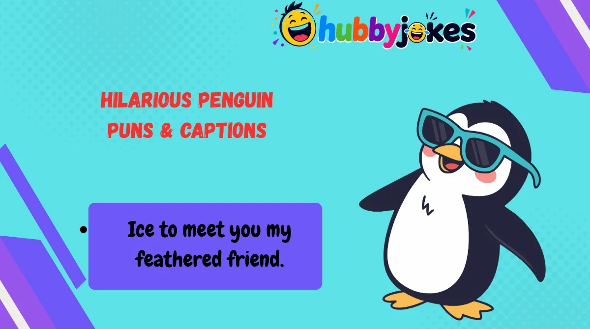 Hilarious Penguin Puns & Captions 