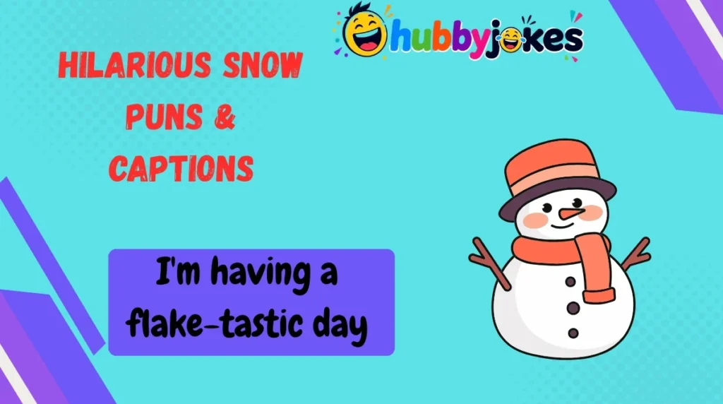 Hilarious Snow Puns & Captions