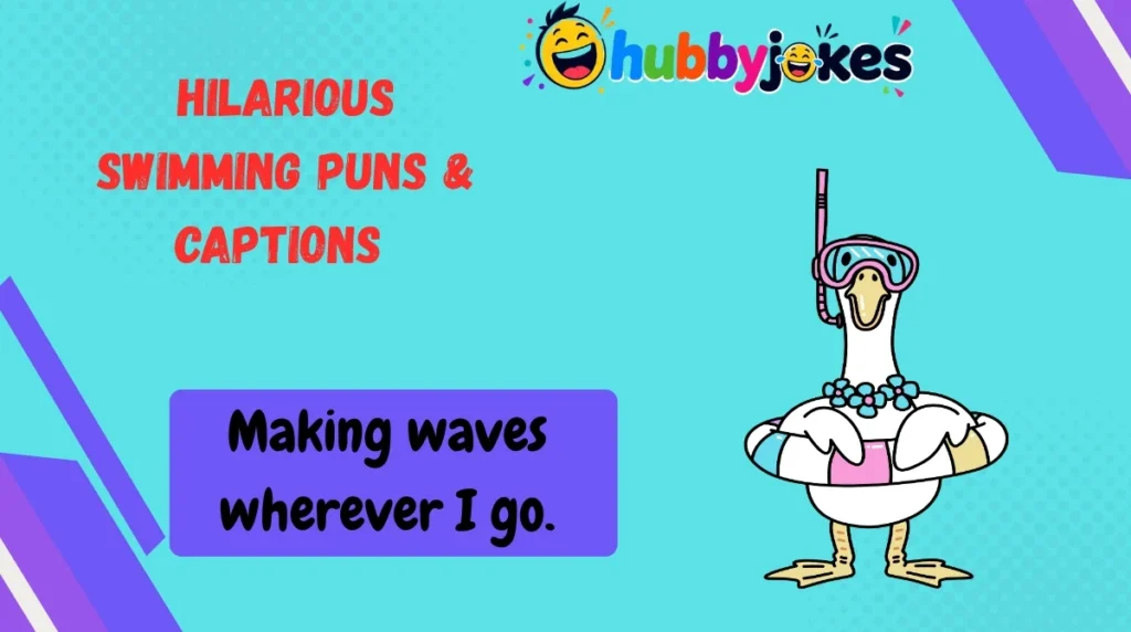 Hilarious Swimming Puns & Captions 