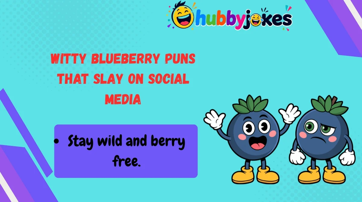 Witty Blueberry Puns That Slay on Social Media