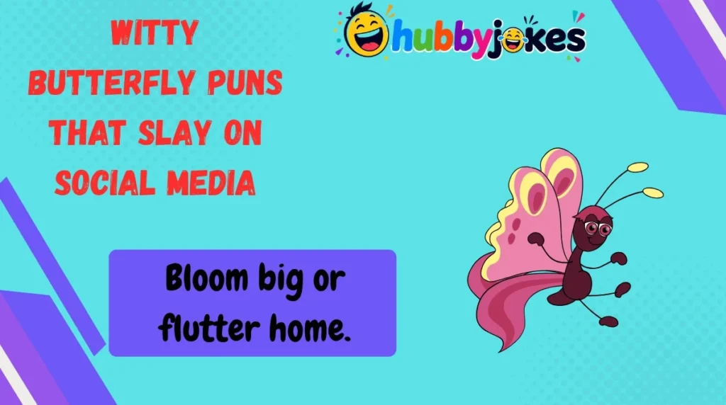 Witty Butterfly Puns That Slay on Social Media