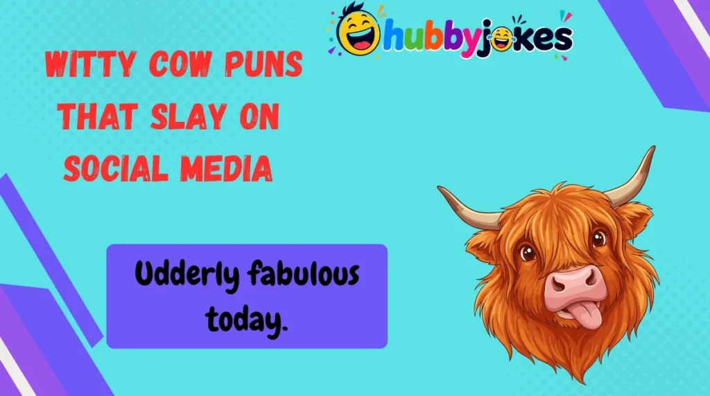  Witty Cow Puns That Slay on Social Media
