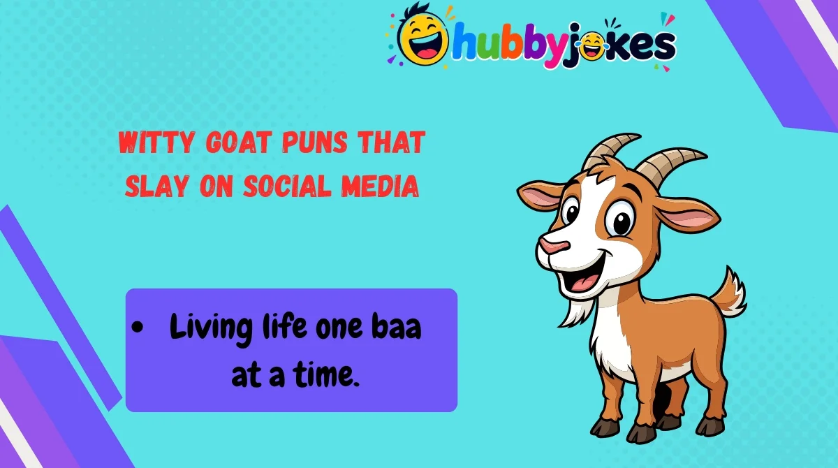 Witty Goat Puns That Slay on Social Media