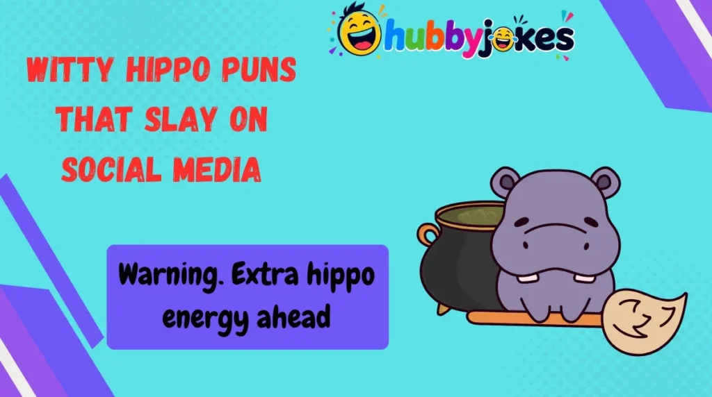 Witty Hippo Puns That Slay on Social Media