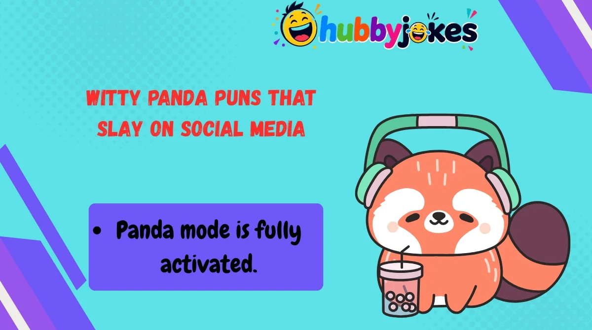 Witty Panda Puns That Slay on Social Media