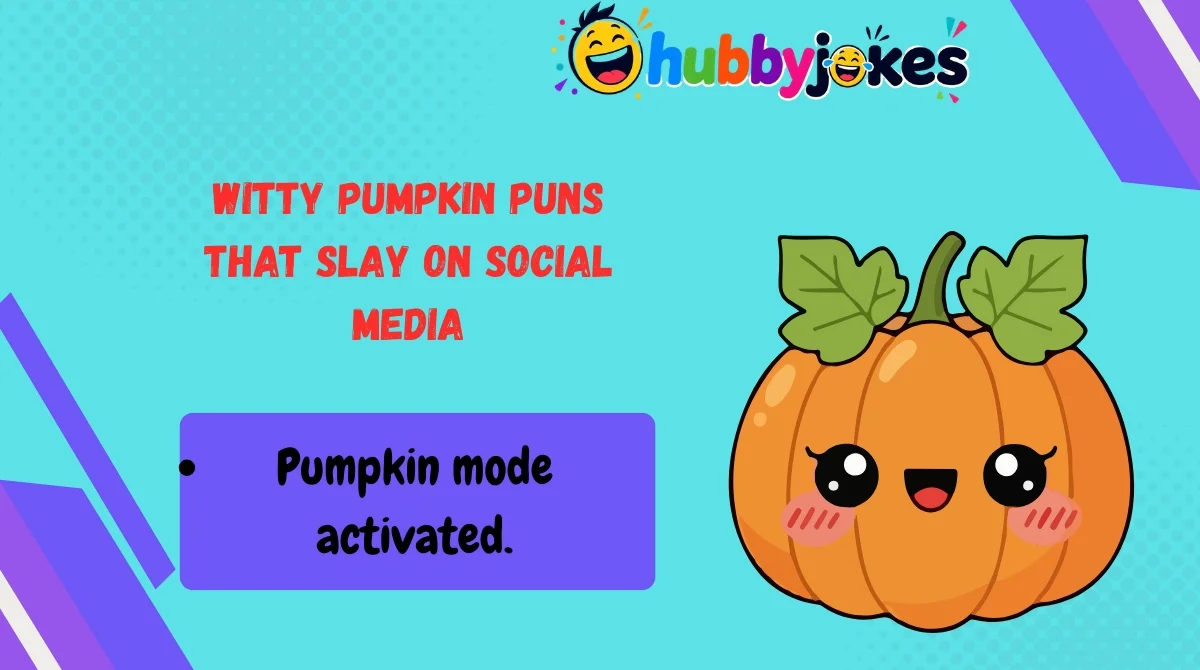Witty Pumpkin Puns That Slay on Social Media