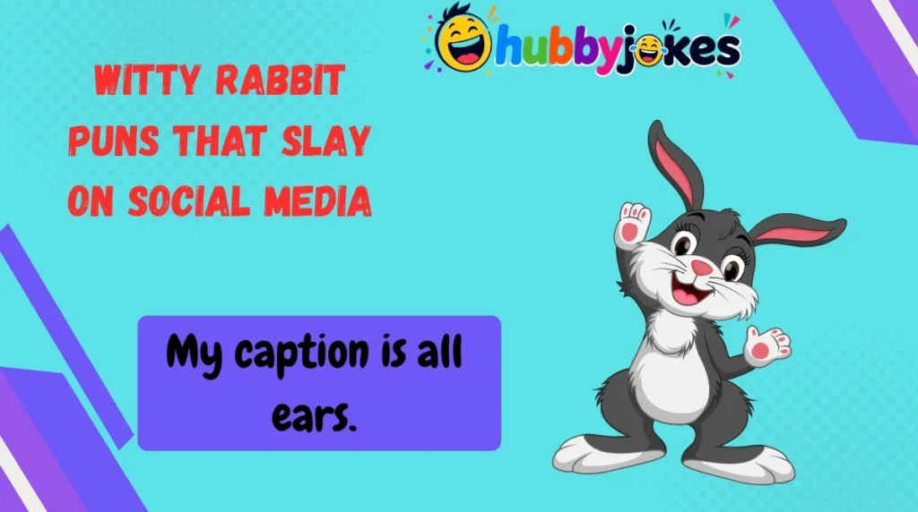 Witty Rabbit Puns That Slay on Social Media