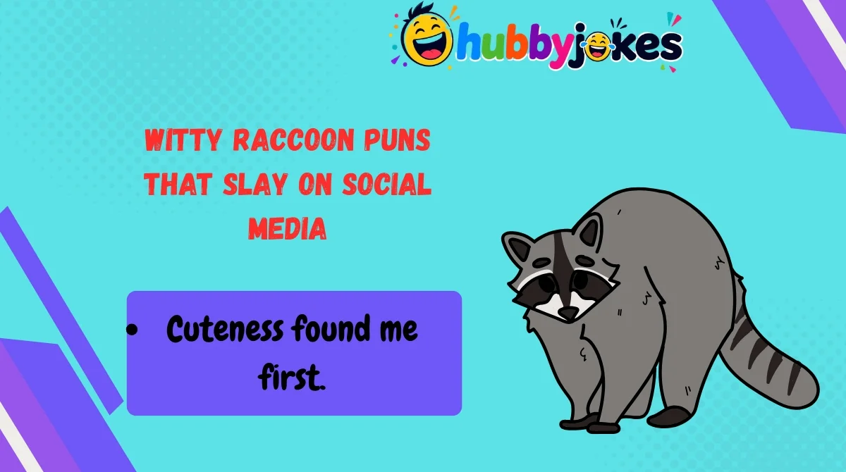 Witty Raccoon Puns That Slay on Social Media