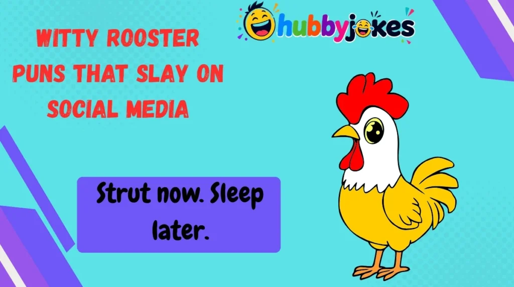 Witty Rooster Puns That Slay on Social Media