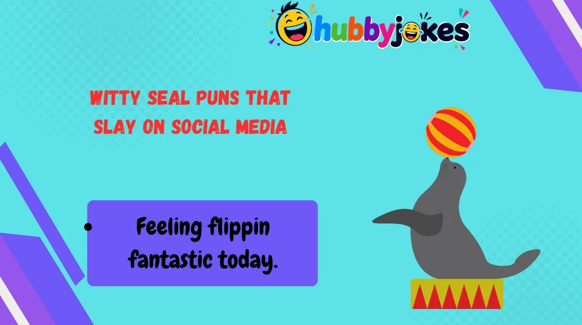 Witty Seal Puns That Slay on Social Media
