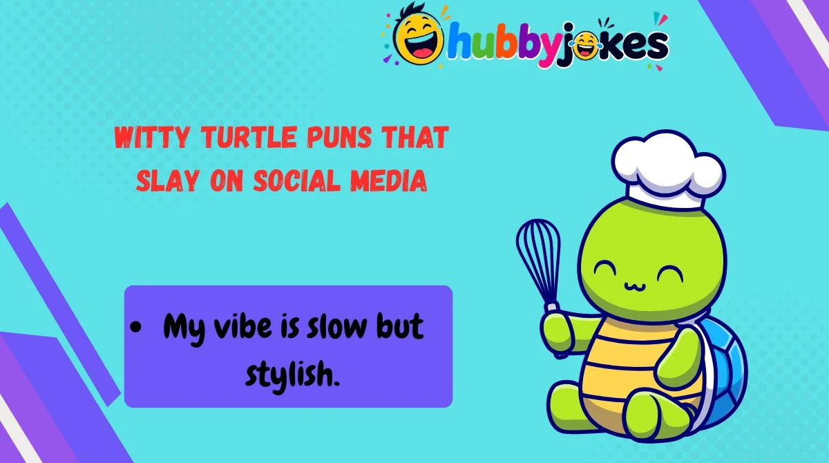 Witty Turtle Puns That Slay on Social Media