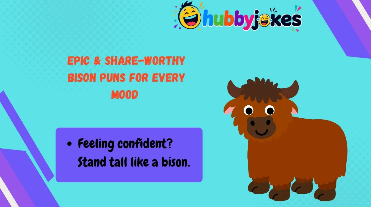 epic-and-share-worthy-bison-puns-for-every-mood Epic & Share-Worthy Bison Puns for Every Mood