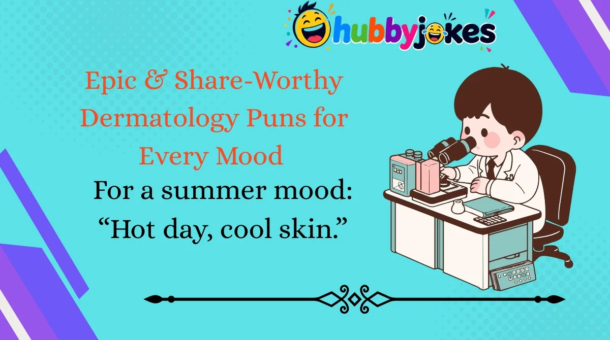 Epic & Share-Worthy Dermatology Puns for Every Mood 