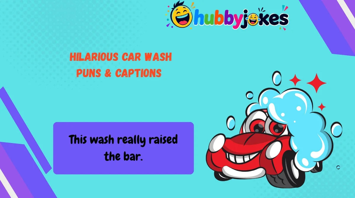Hilarious Car Wash Puns & Captions 