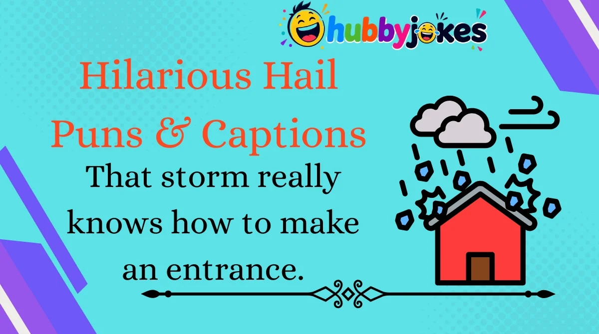Hilarious Hail Puns & Captions