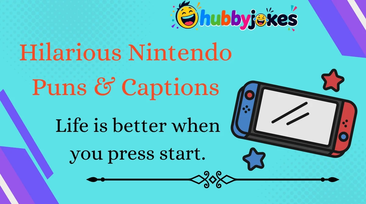 Hilarious Nintendo Puns & Captions