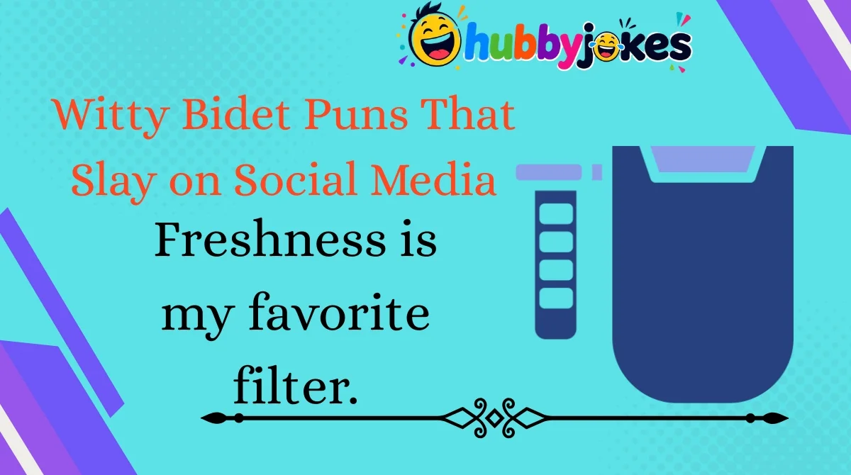Witty Bidet Puns That Slay on Social Media