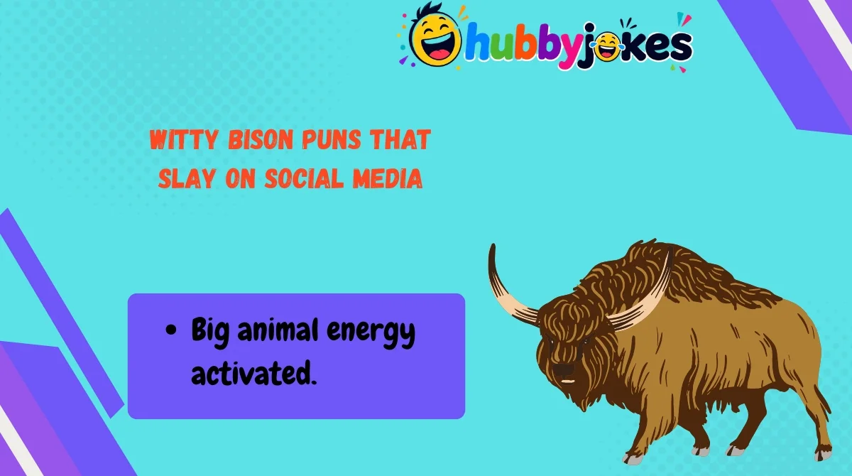 witty-bison-puns-that-slay-on-social-media Witty Bison Puns That Slay on Social Media
