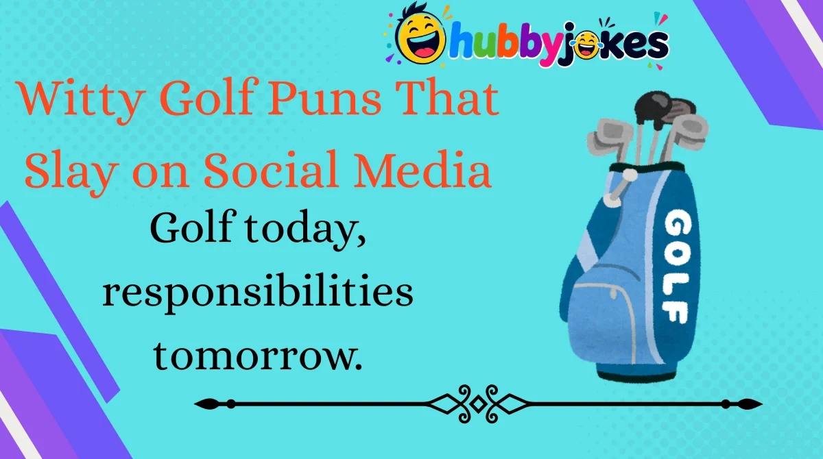 Witty Golf Puns That Slay on Social Media