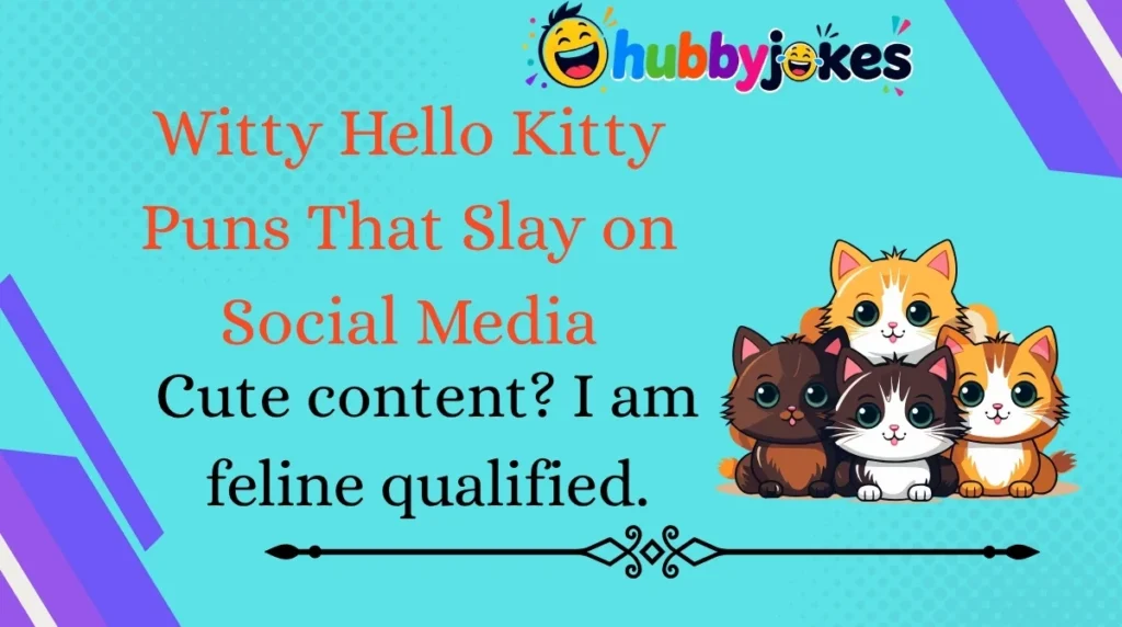 Witty Hello Kitty Puns That Slay on Social Media