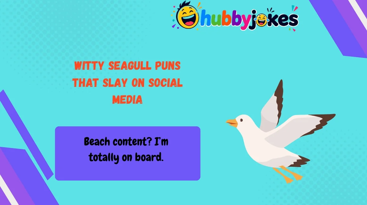 Witty Seagull Puns That Slay on Social Media