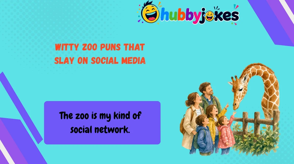 Witty Zoo Puns That Slay on Social Media