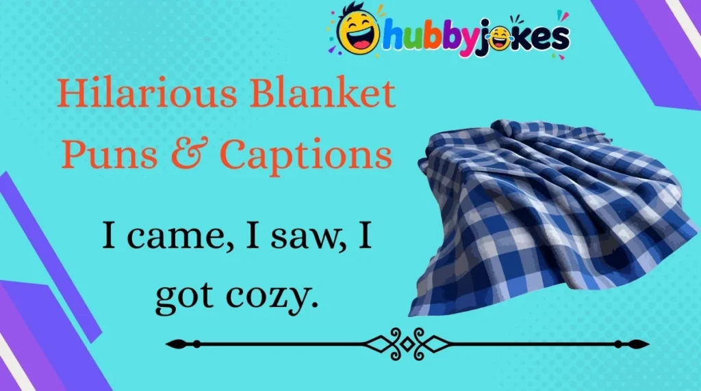 Hilarious Blanket Puns & Captions