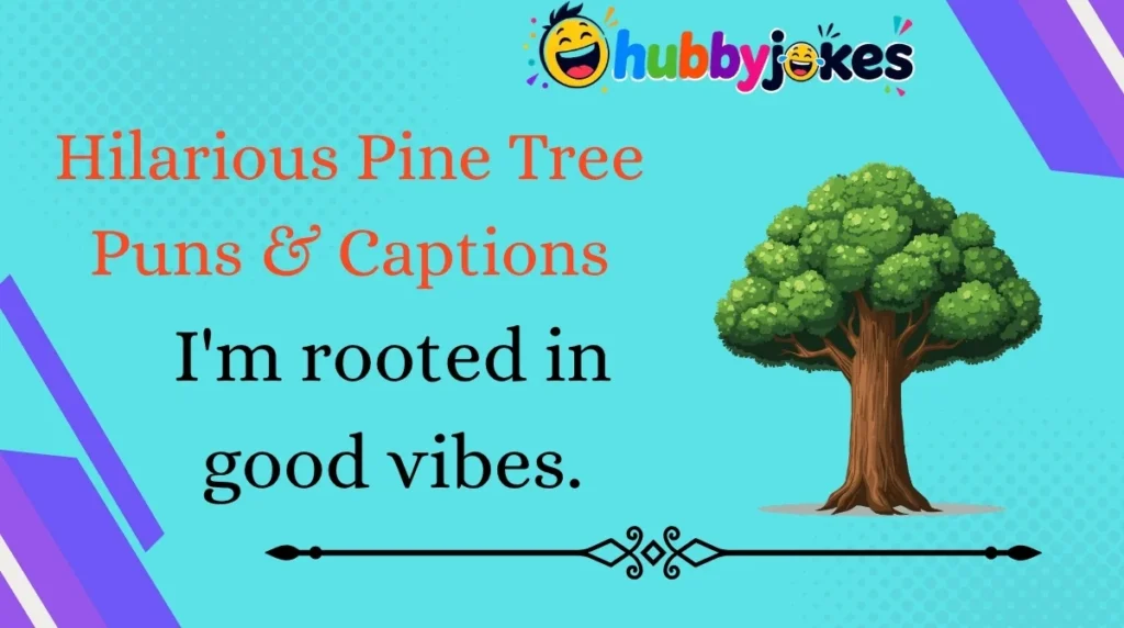 Hilarious Pine Tree Puns & Captions