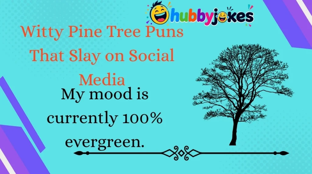 Witty Pine Tree Puns That Slay on Social Media